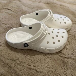 Kids Crocs size 3 white